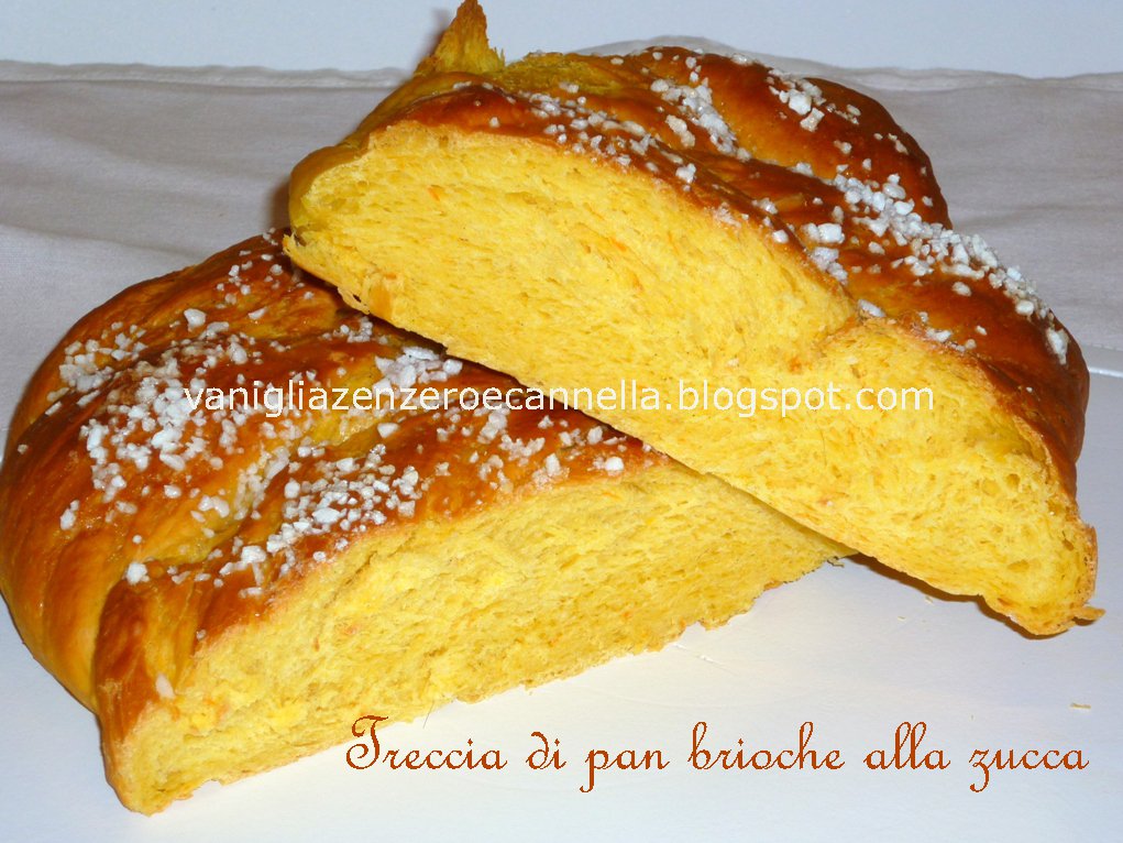 Il bistrot di Valeria Treccia di pan brioche alla zucca
