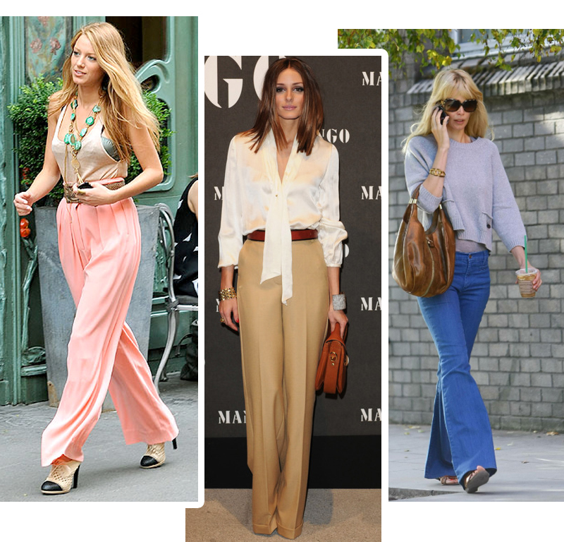 Weekly Candy Tendance Le pantalon évasé