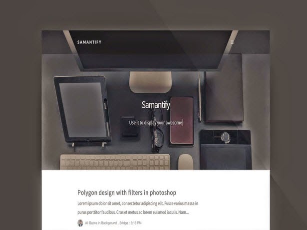 SAMANTIFY RESPONSIVE BLOGGER TEMPLATE SAMANTIFY RESPONSIVE BLOGGER TEMPLATE