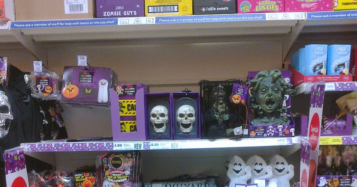 Halloween Vince's dark delights! Tesco Halloween 2014