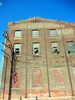 Vacant building in downtown Detroit, Michigan