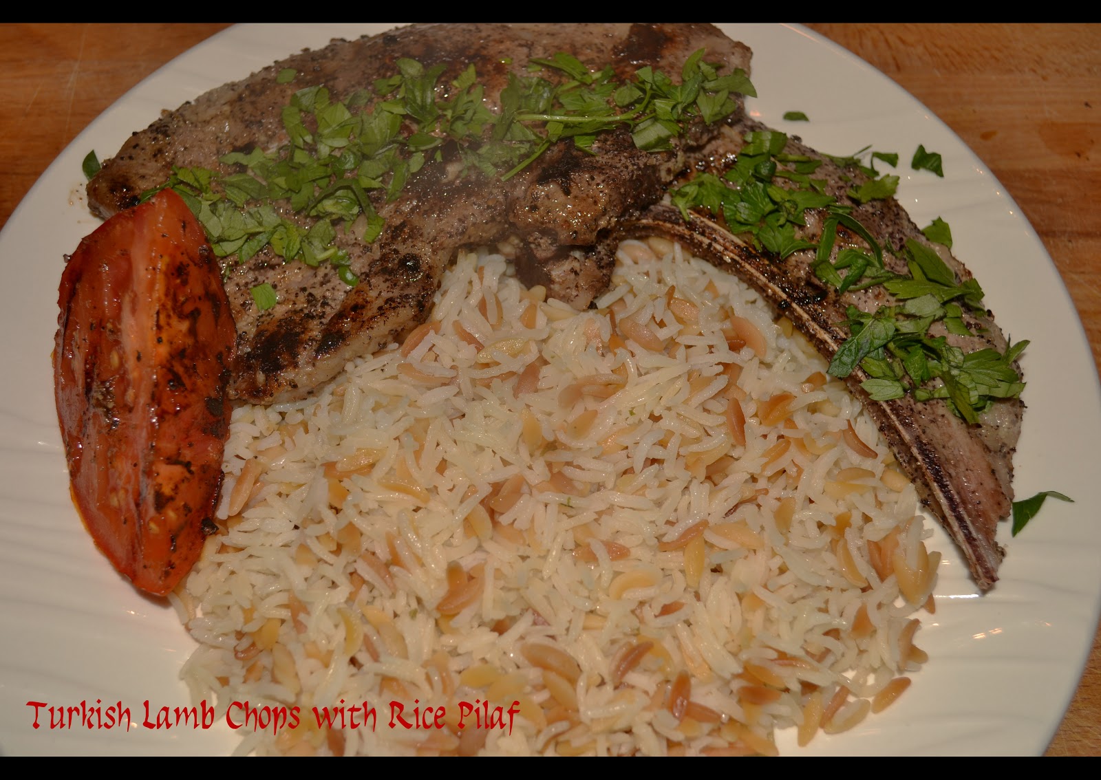 Turkish Lamb Chops with Rice Pilaf From Apt. 85 A Lifestyle Blog By