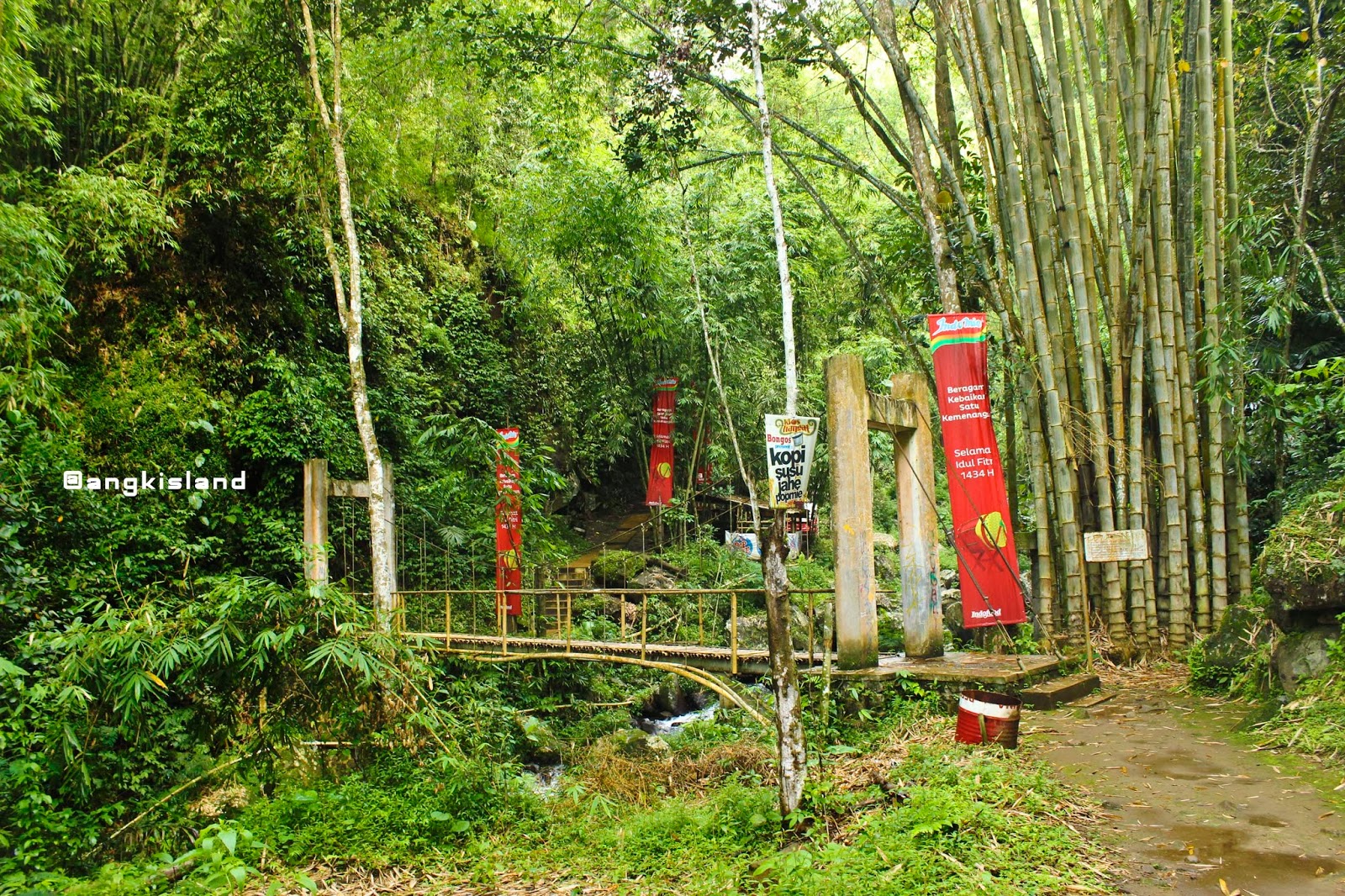 jembatan bambu sekar langit papan sekar langit