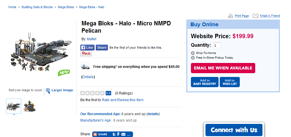 Halo 4 deals toys r us