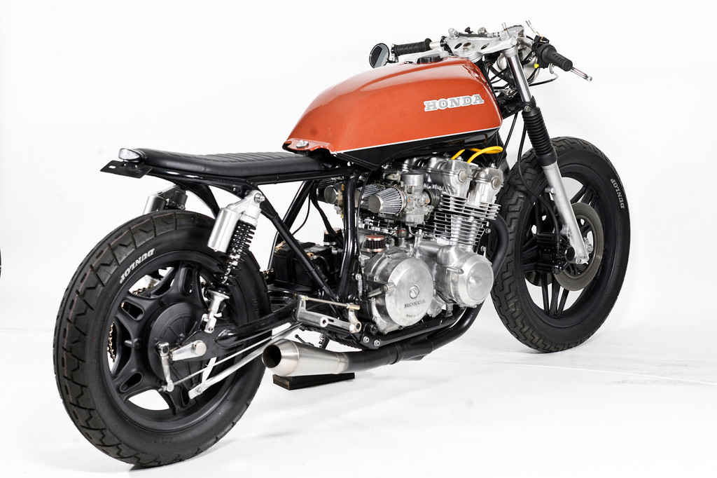 Racing Caf    Honda CB 750 The Brushed by Steel Bent Custom