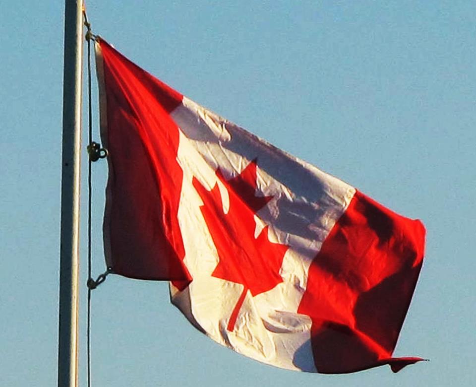 Canada Flag Illusion