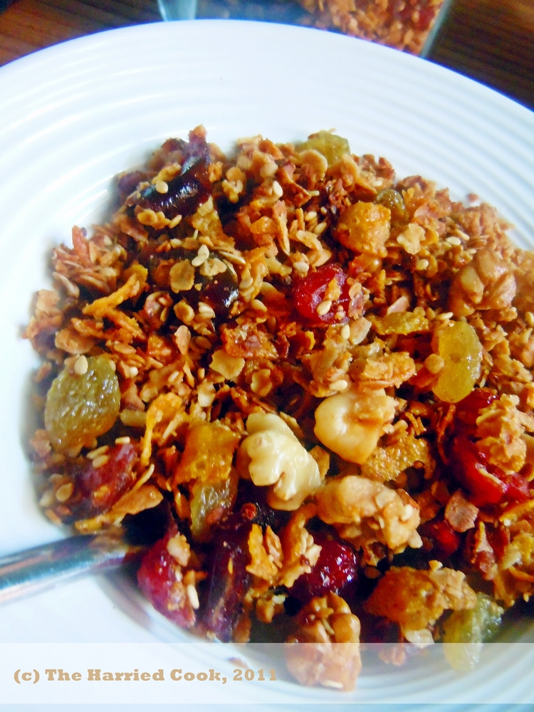 The Harried Cook Sesame Honey Granola
