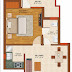 1 BHK flats floor layouts.