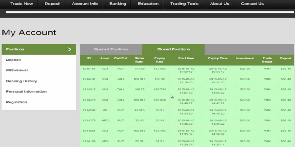 Rock the stock binary options