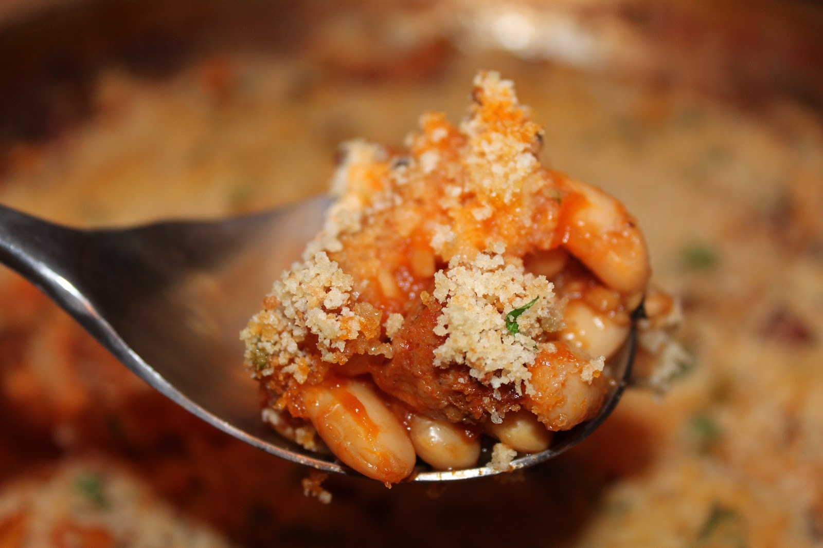 Domestic Divas Blog Braised White Bean & Andouille Sausage Cassoulet