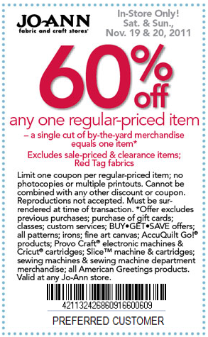 Joann coupons for today