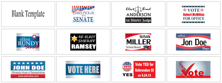 election sign template