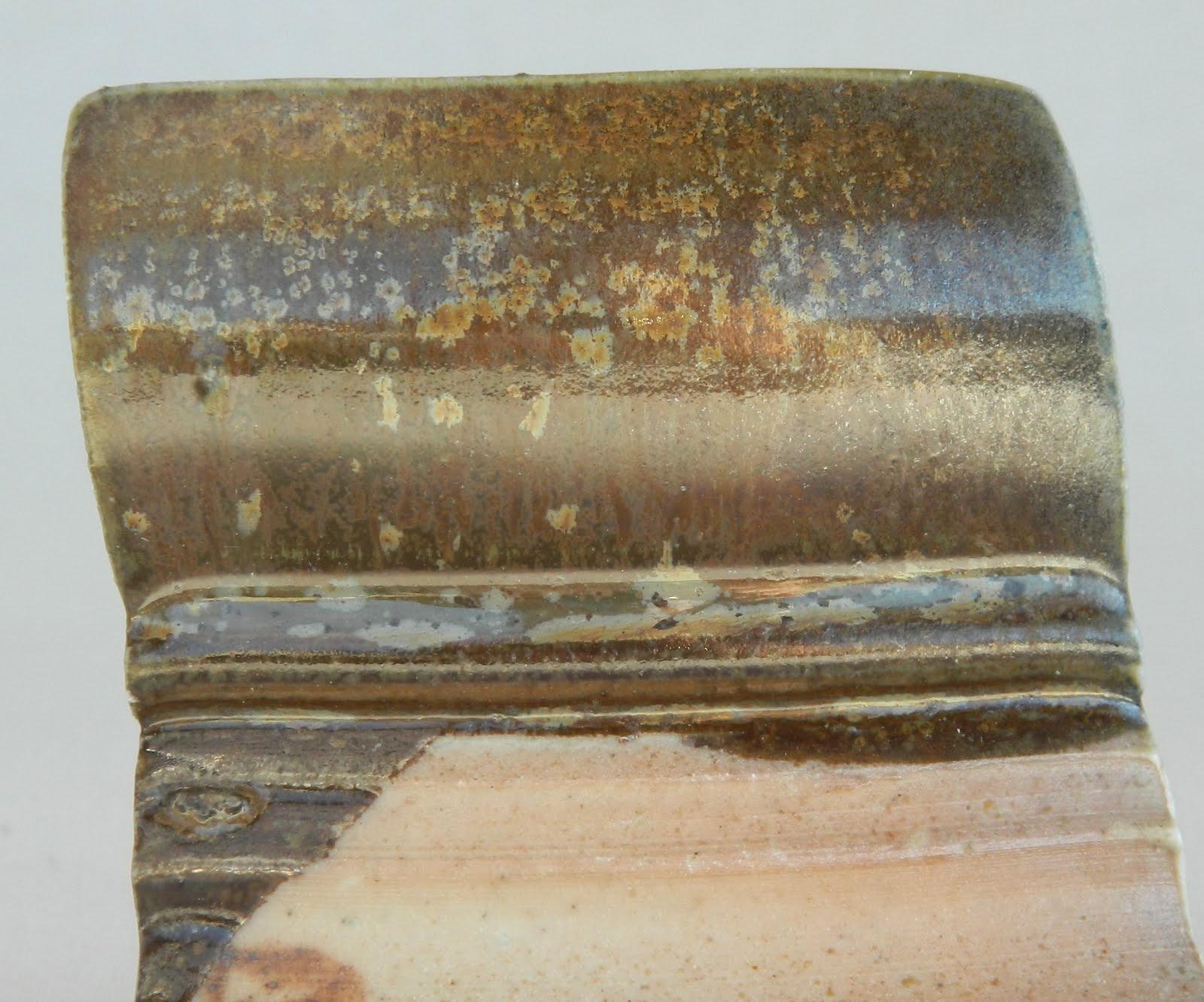 woodfired pottery Glaze excavated in your backyard