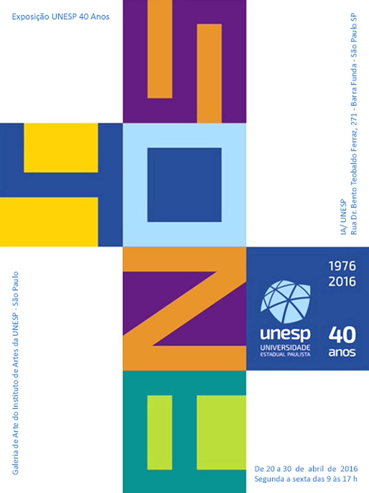 Coletiva 40 anos IA/UNESP 2016