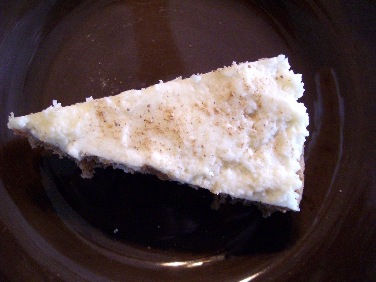 The Foodie RD Eggnog Spice Cake with Rum Buttercream Meringue Frosting