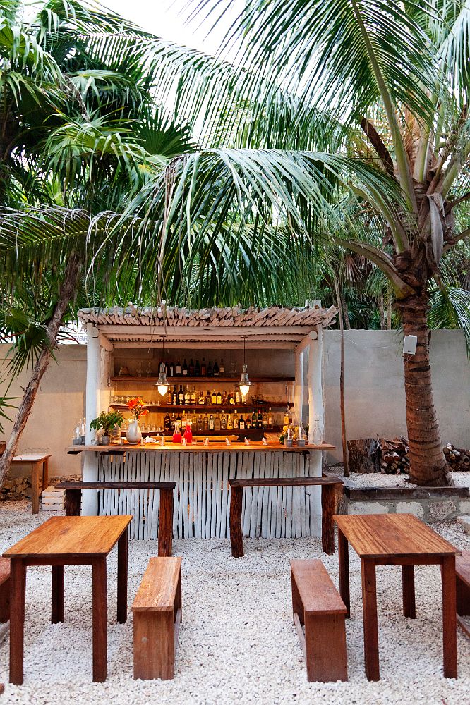Beach Restaurant Decor Ideas : La treehouse hartwood mexico