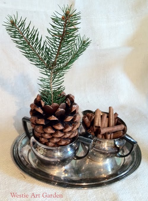 Westie Art Garden Cinnamon Sticks Table Decorations Holiday Cinnamon Sticks Table Decorations Holiday