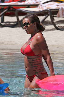 Sydney Leroux Red Bikini Tattoo Hawaii