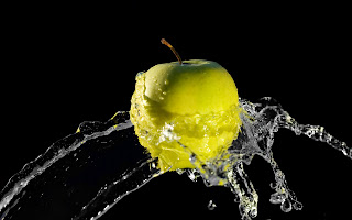 Frutas, Alegria, Manzana y Agua