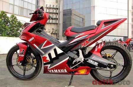 Modifikasi Jupiter MX Tampilan Sporty & Sangar | Koleksi Gambar Motor