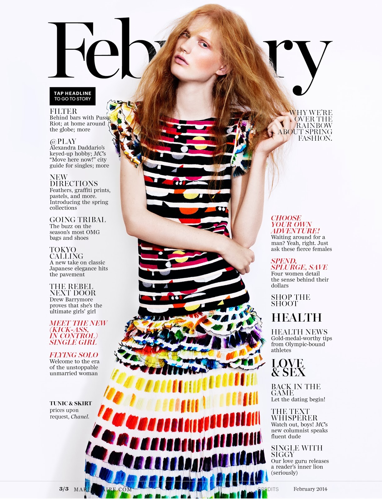 Teen Vogue Magazine Photoshoot February 2014 Magazine Photoshoot : Anniek Kortleve Photoshoot For Markus Pritzi Marie Claire Magazine February 2014 Issue
