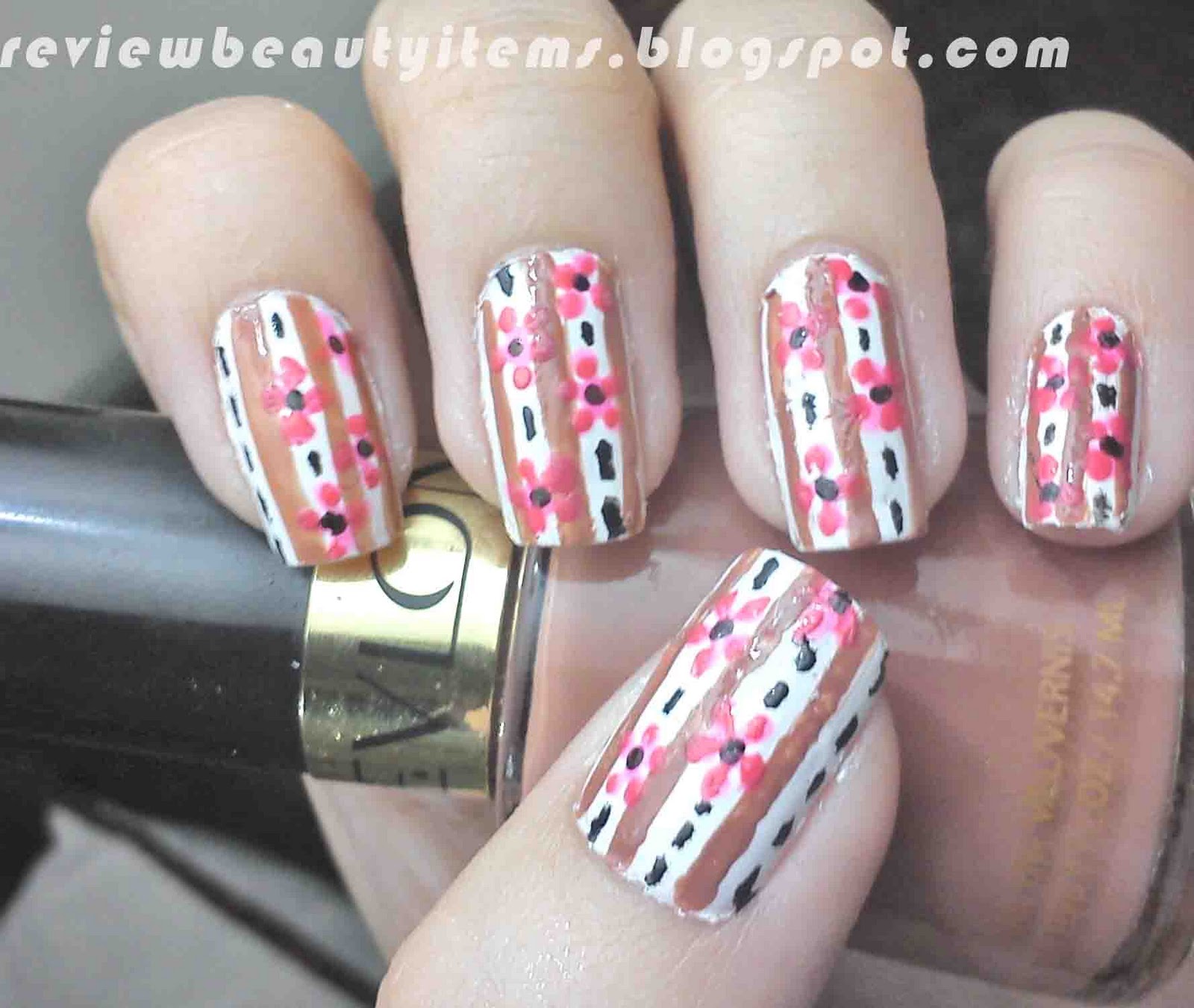 Nail Art Hanging Flowers Review Beauty Items