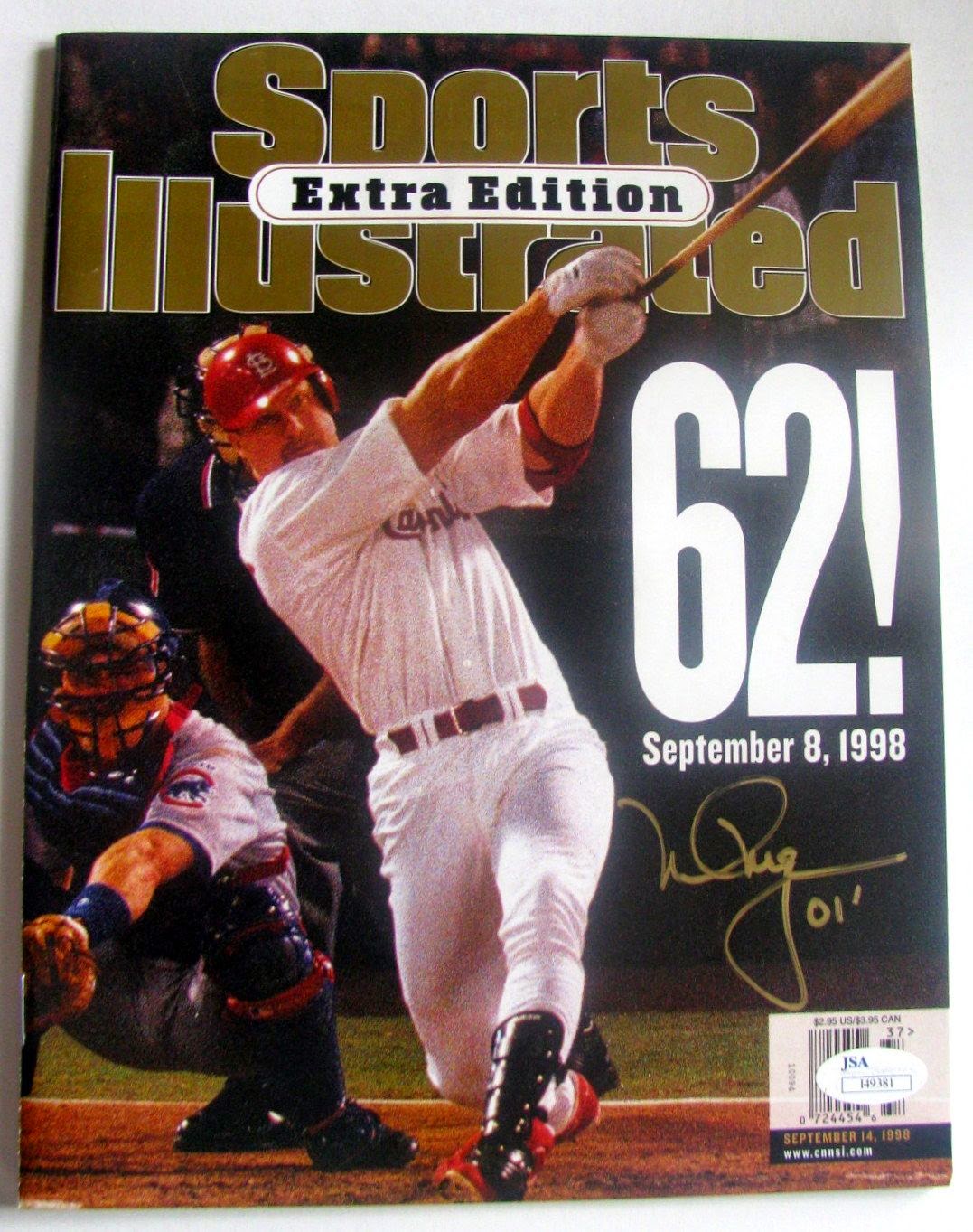 Baseball Sisco Kid Style: Mark McGwire Hits Home Run Number 62 September 8,  1998