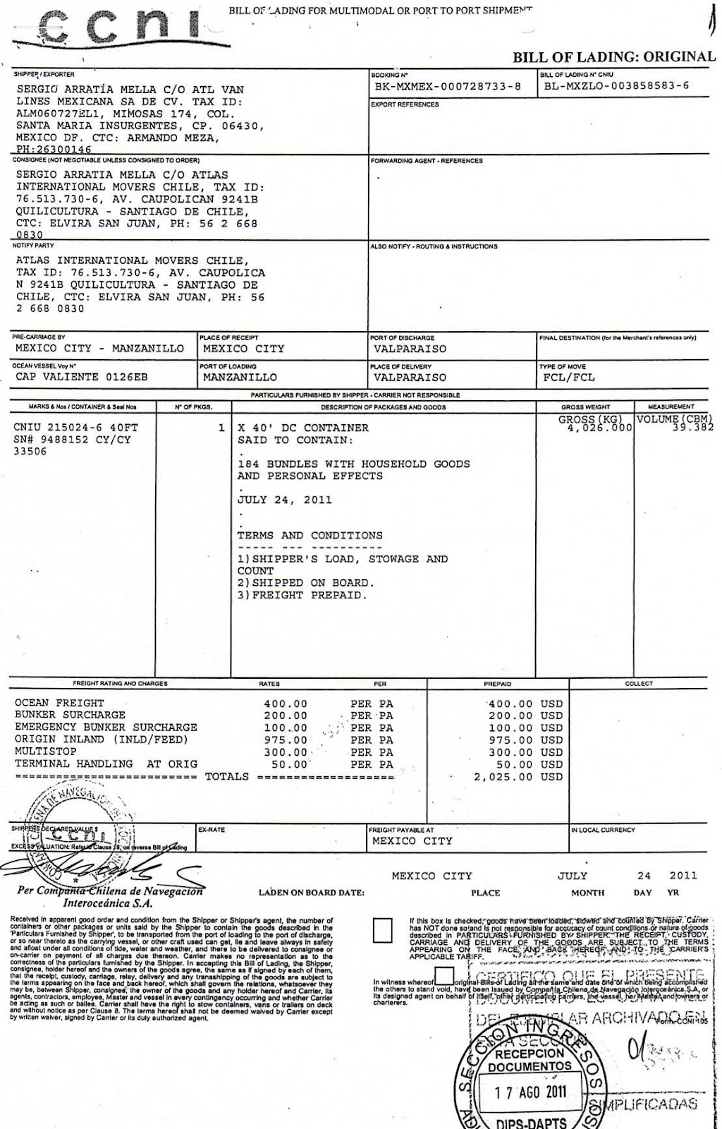 Comercio Exterior: Servicio de Aduanas