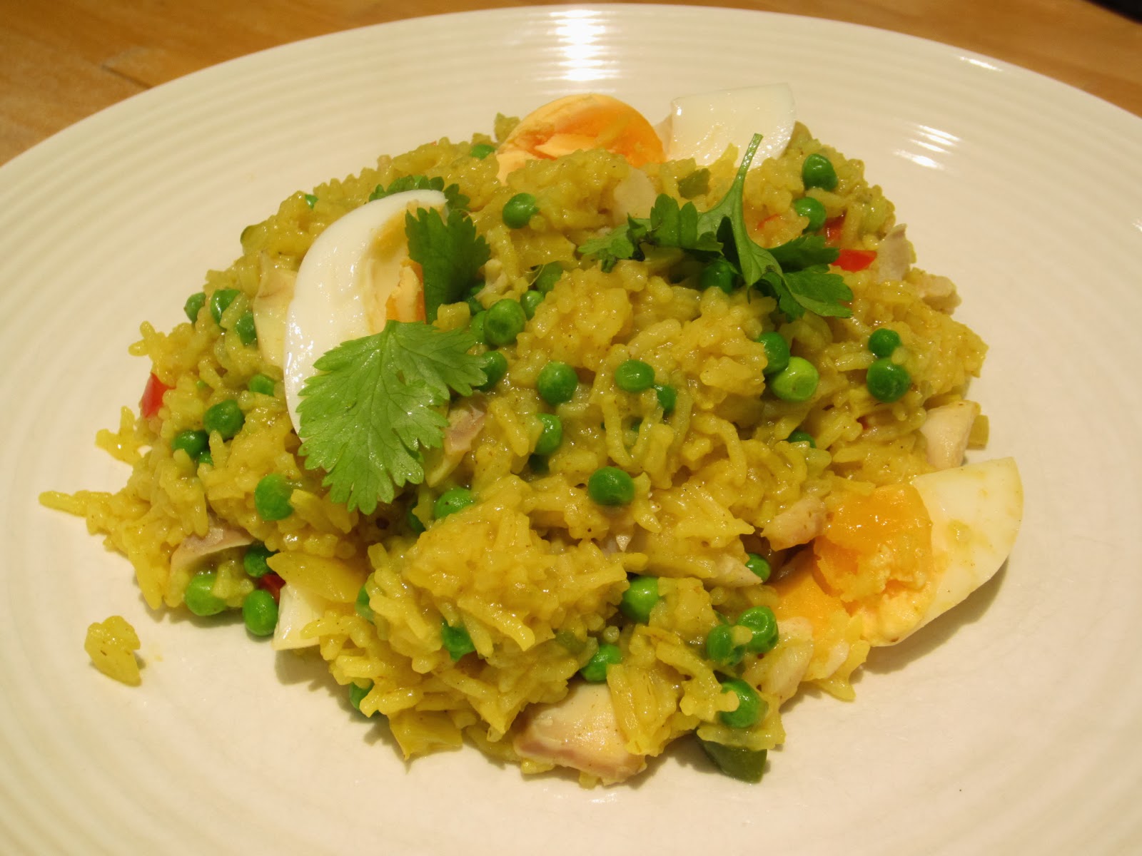 Busy Eating Smoked Haddock Kedgeree