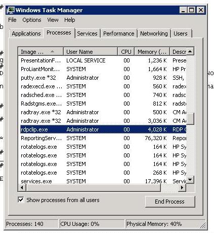 remote desktop stops working