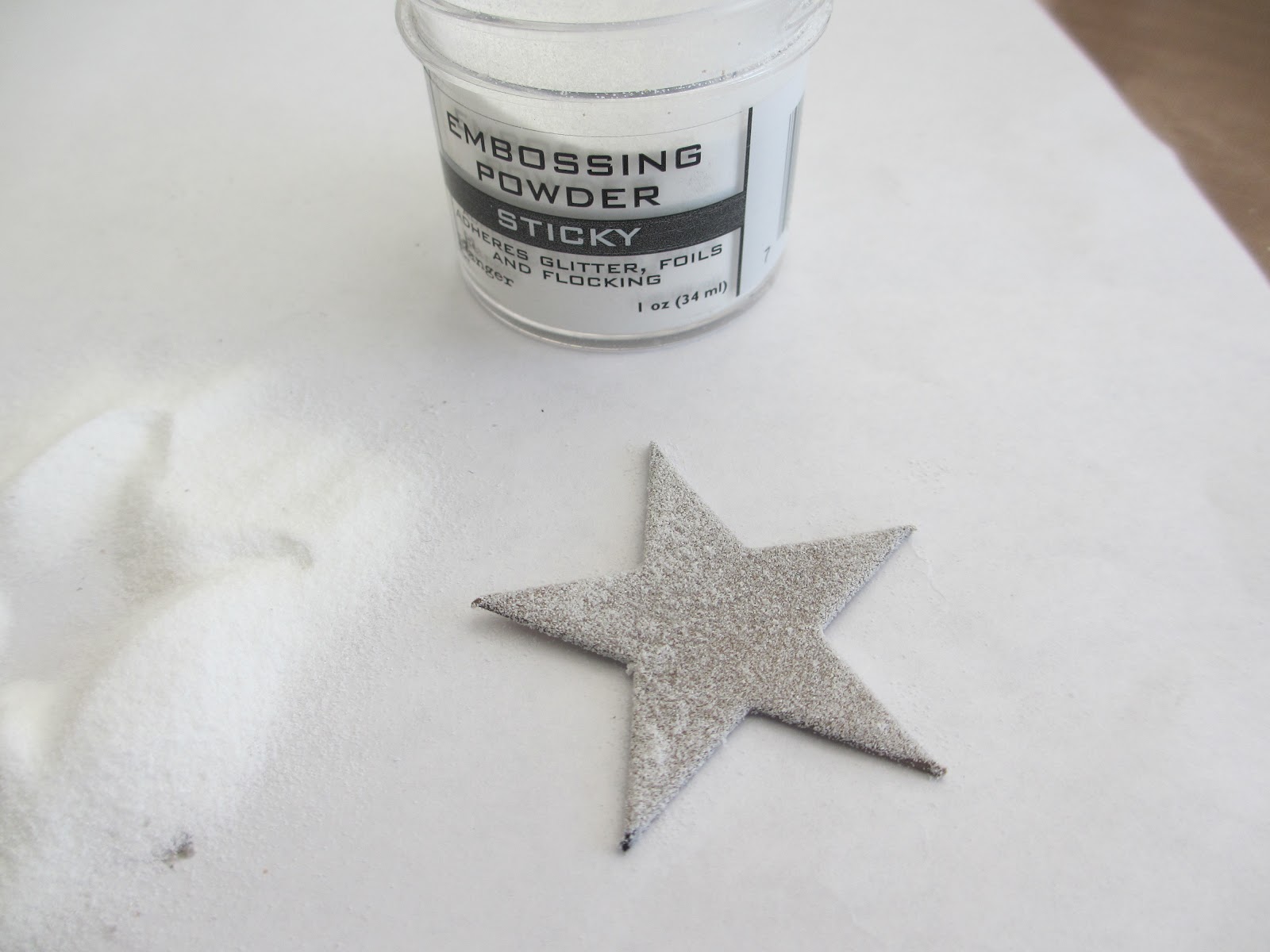 One Lucky Day Test Drive Sticky Embossing Powder