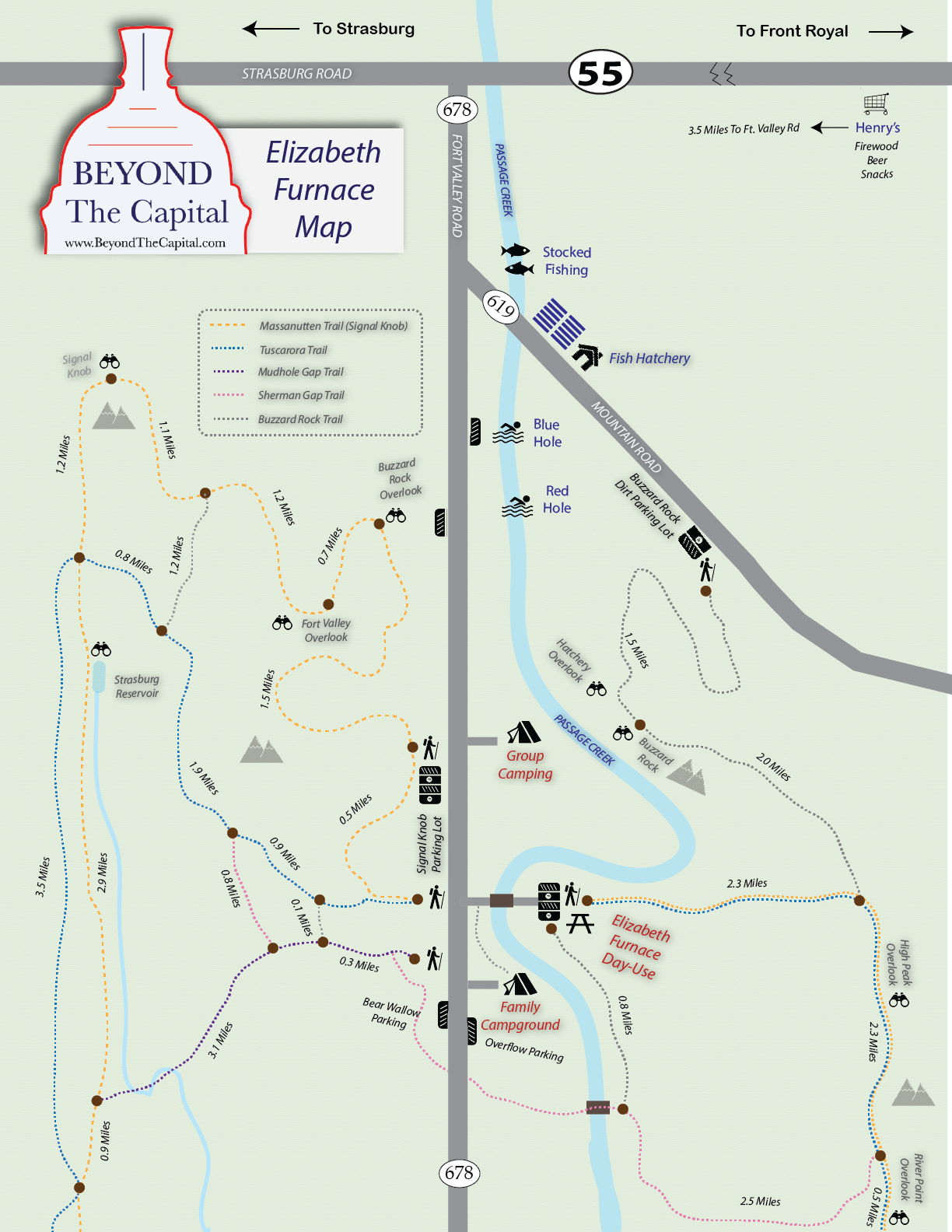 Beyond The Capital Elizabeth Furnace Family Campground