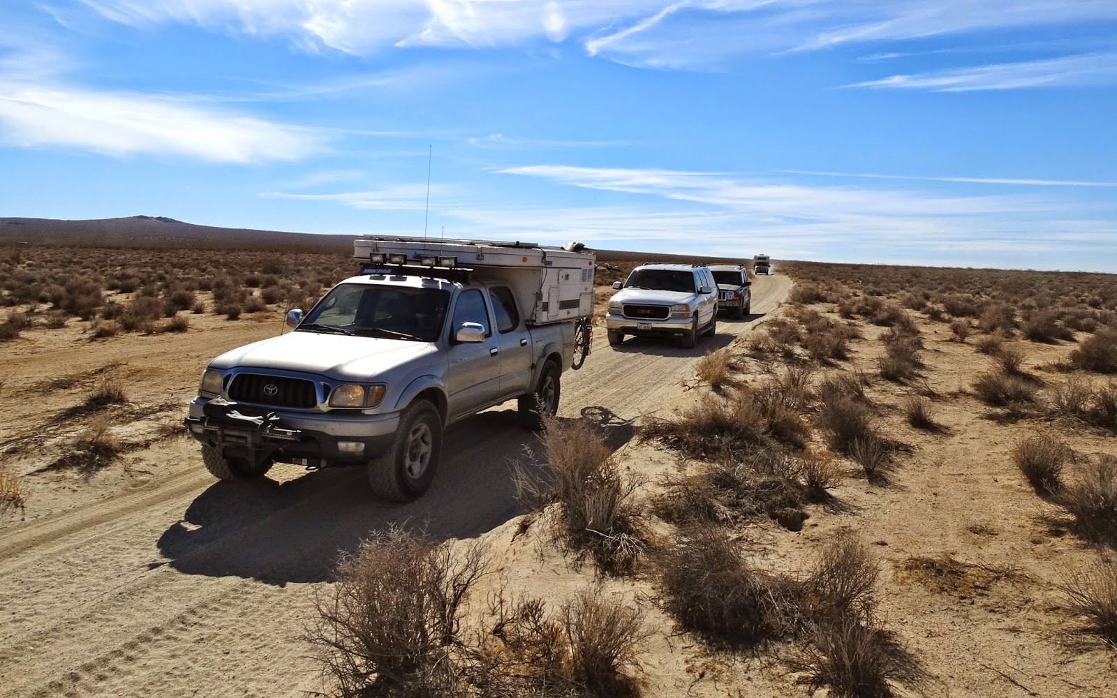 Our Four Wheel Camper Cuddeback Lake The Au Berg Meteorite Expedition