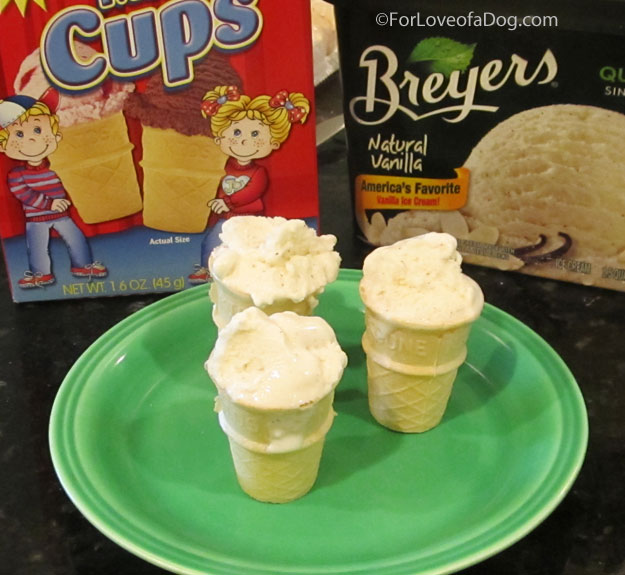 Talking Dogs at For Love of a Dog Rosie's First Ice Cream Cone