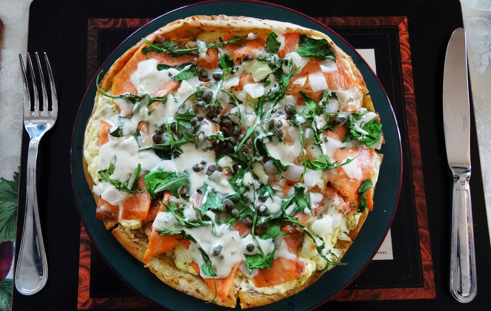 NixPages SMOKED SALMON PIZZA