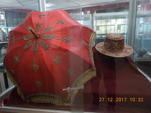 Royal accessories in National Museum of Ethiopia.