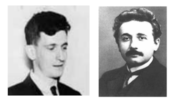 David Bohm and Albert Einstein
