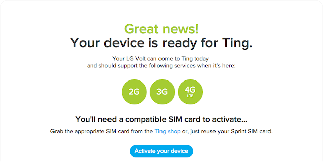 Activate your Ting device