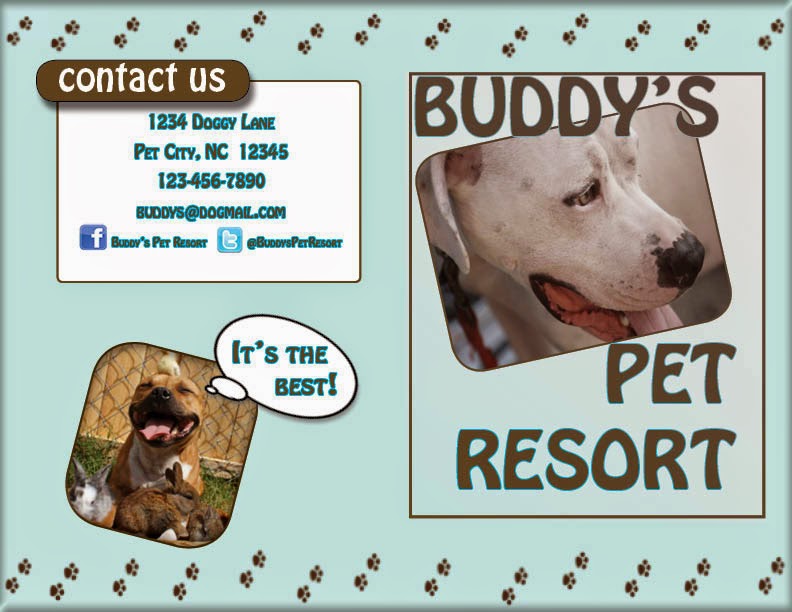 InDesign "Buddy's Pet Resort"
