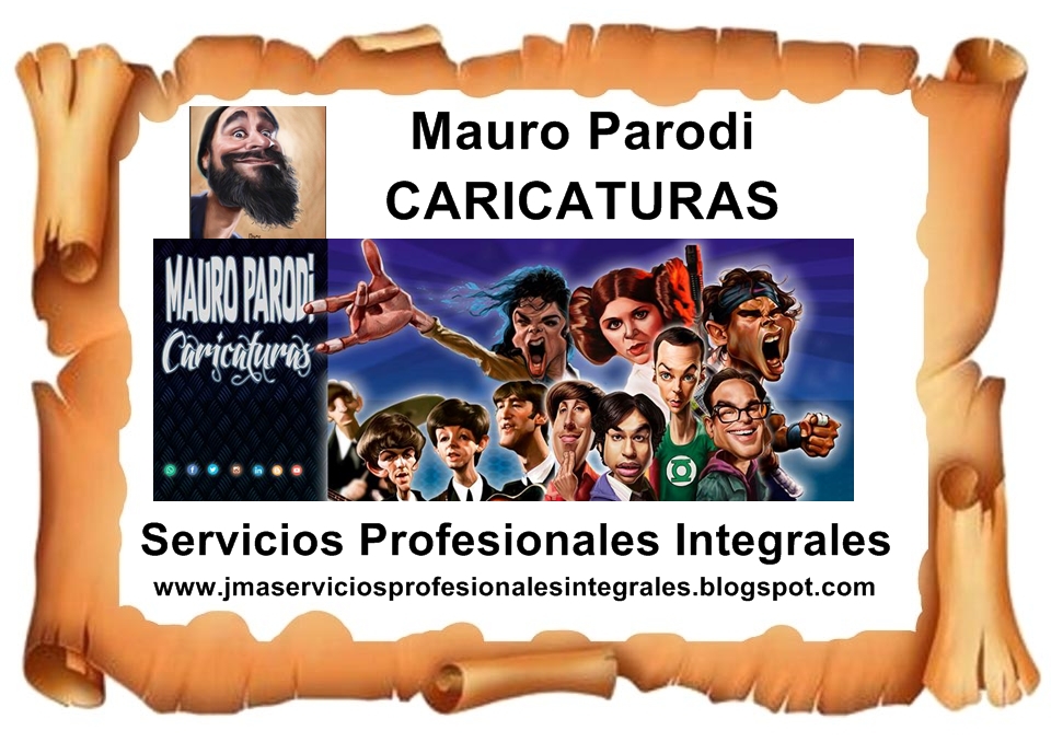 MAURO PARODI. CARICATURAS