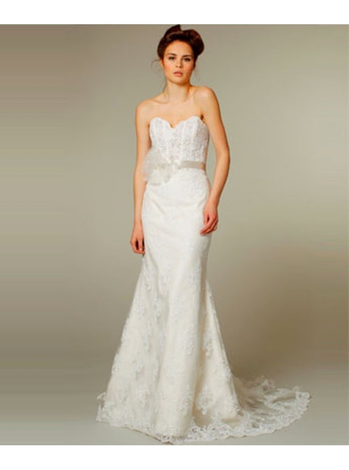 queusar: vestido de novia corte vaina o columna, escote corazon