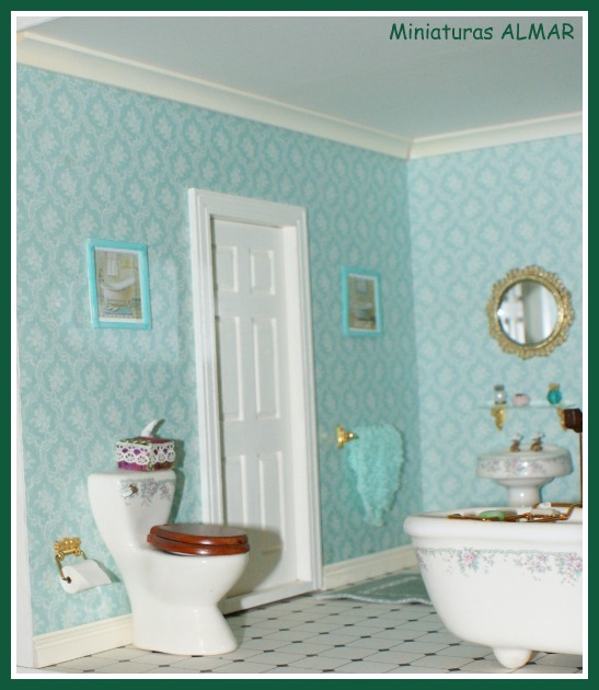 MINIATURAS ALMAR: Mansión Victoriana (X). Baño