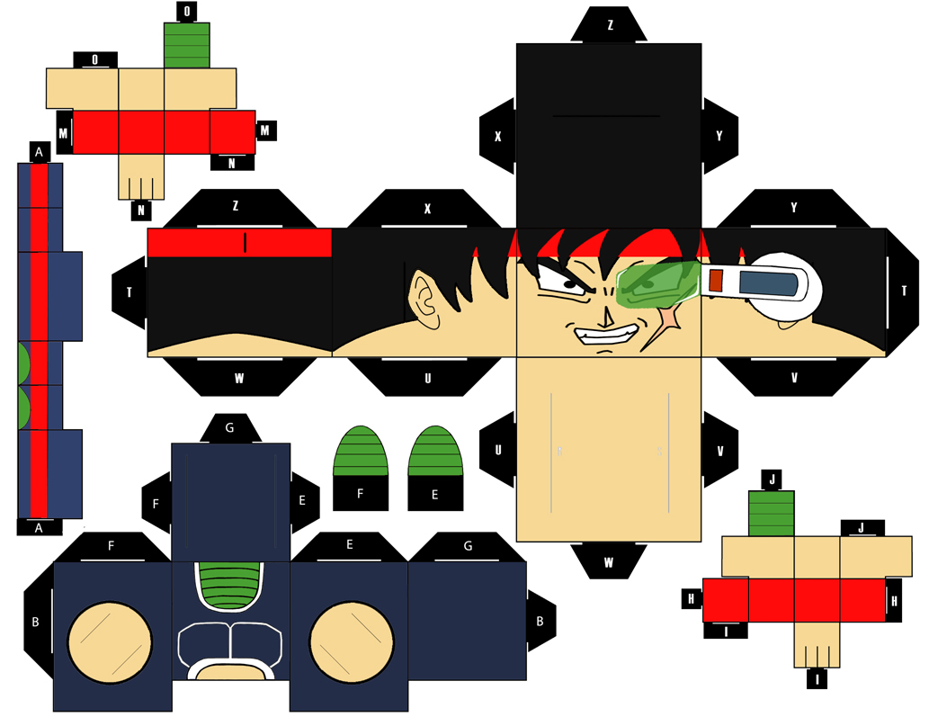 Dragon Ball Z Papercraft