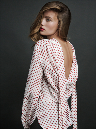 Blusa estampado labios Trucco y Nicolas Vaudelet blusa estampado labios Trucco Nicolas Vaudelet