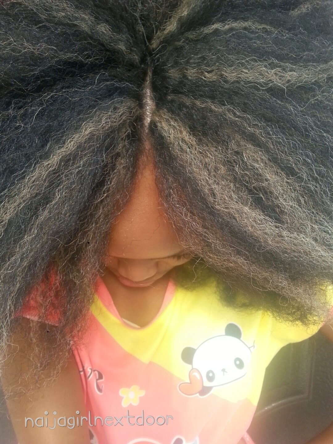 style: Crochet braids with invisible part (no knot) Naija girl ...