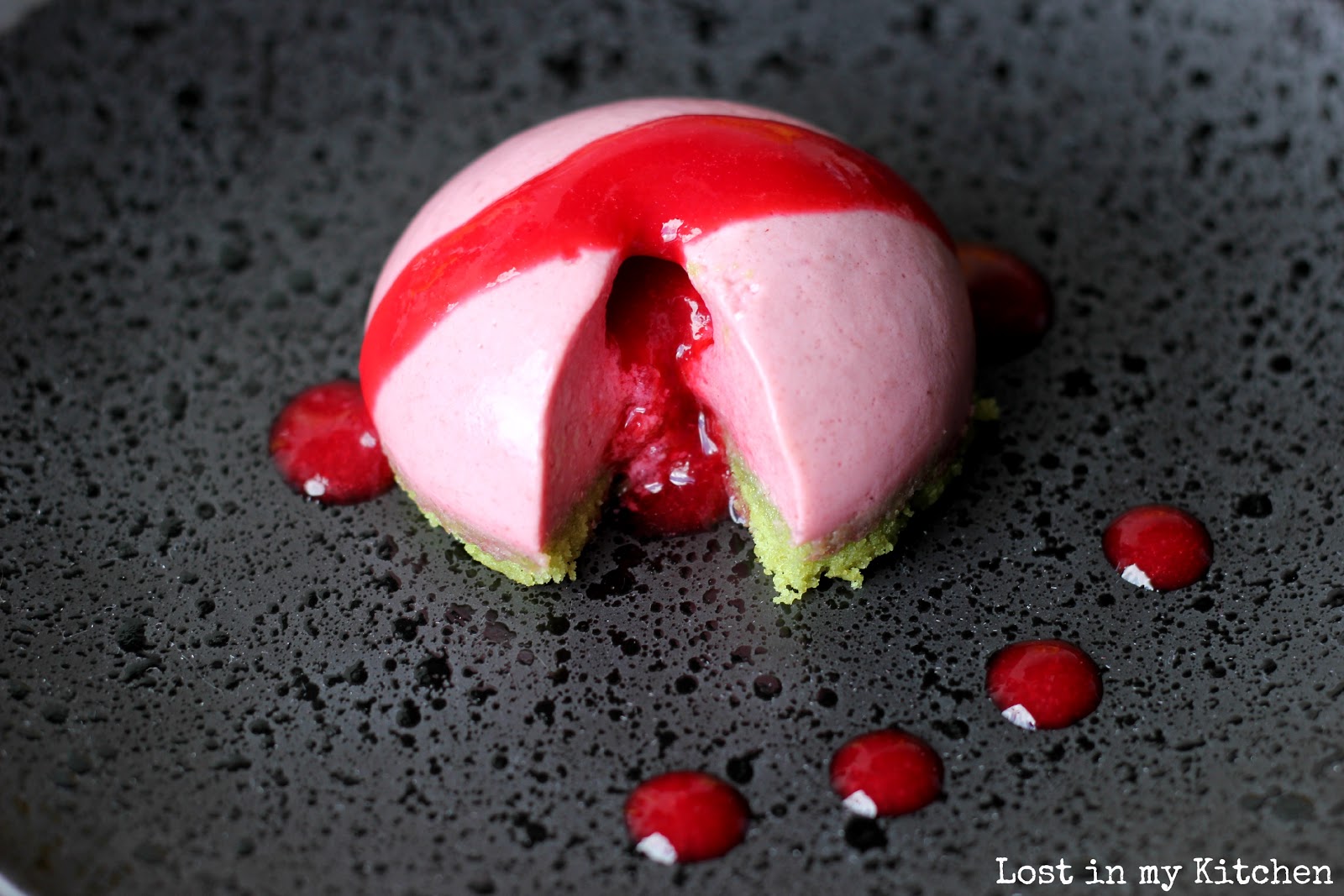 Lost in my Kitchen Dessert printanier pour Pâques Dôme à la