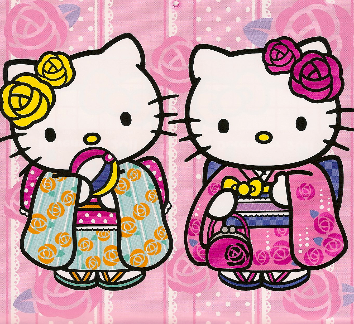 DP UCAPAN TAHUN BARU HELLO KITTY Happy New Year Hello Kitty Cute