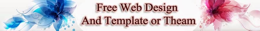 free Web Design and Template or theam