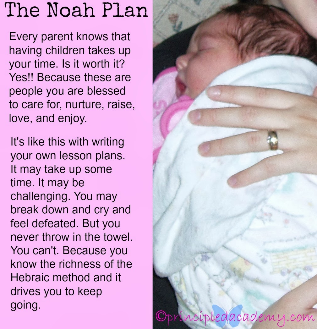 Principle Approach, Bible Principles The Noah Plan Curriculum Tell Me