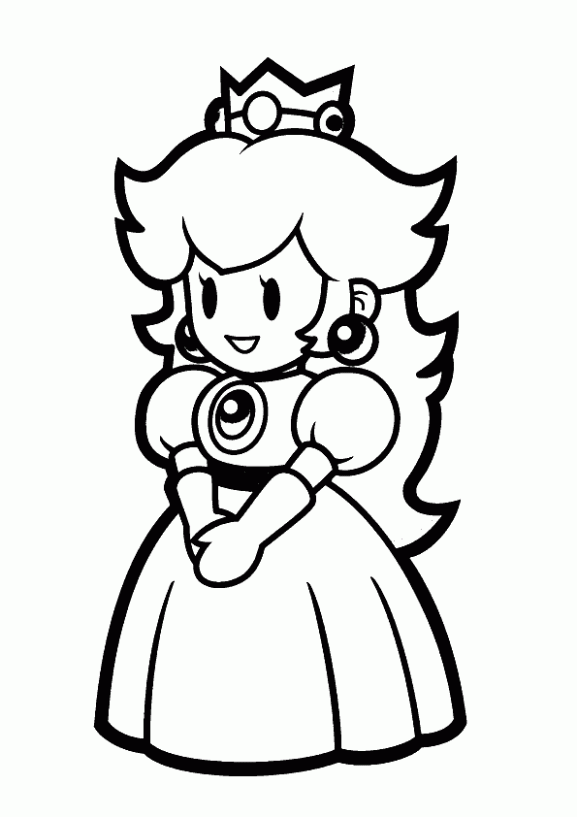 Princess Peach Coloring Pages Games : Pin princess peach colouring pages to print on pinterest Princess Peach Coloring Pages Games : Pin princess peach colouring pages to print on pinterest